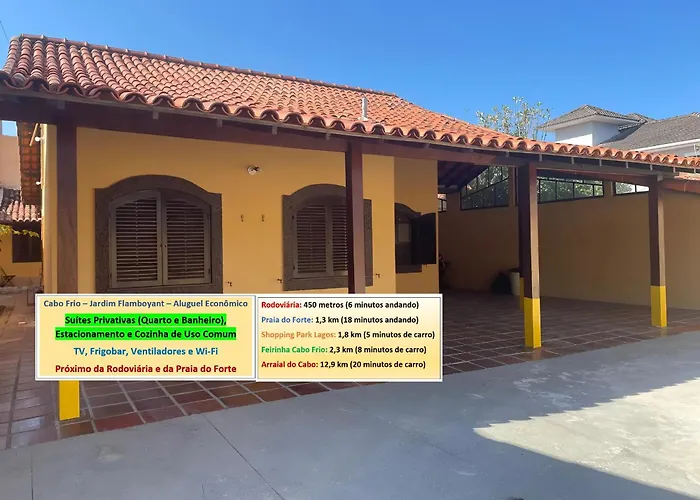 Cabo Frio - Suítes - Jardim Flamboyant - Aluguel Econômico